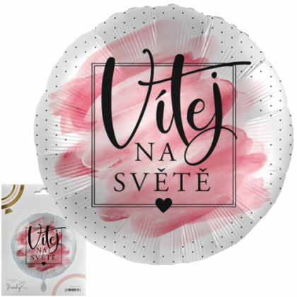 Balón Vitaj na svete
