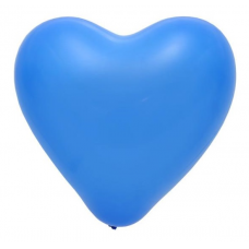 Balón srdce Modré 117 12´´-31cm