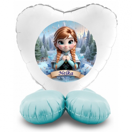 Balón Frozen Anna s menom