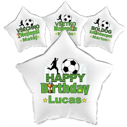 Balón Futbal s menom