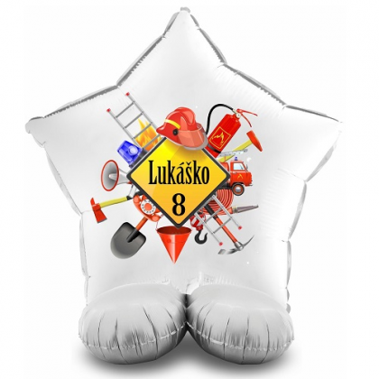 Balón Požiarnik / Hasič s menom