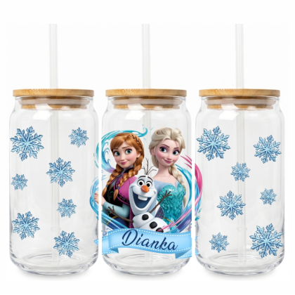 Pohár Frozen s menom