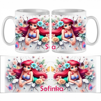 Šálka Ariel s menom