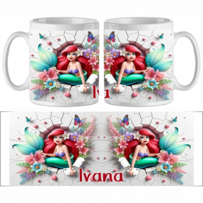 Šálka Ariel s menom