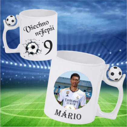 Hrnek Fotbal Bellingham se jménem