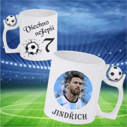 Hrnek Fotbal Messi se jménem