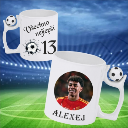 Hrnek Fotbal Yamal se jménem