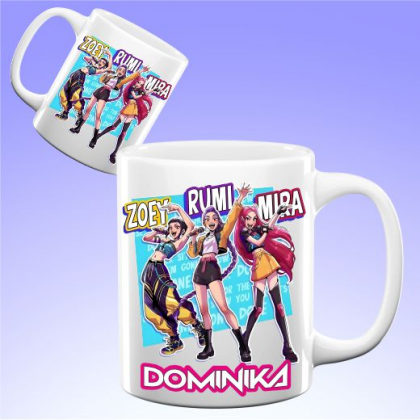 Šálka Huntrix s menom