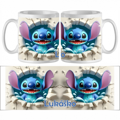 Šálka Stitch s menom