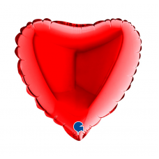 Balón 9´´ Srdce červené
