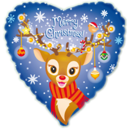 Balón Srdce Sob Xmas