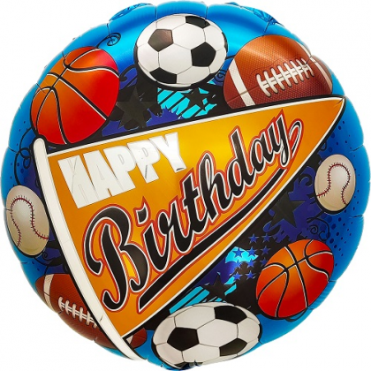 Balón Šport Happy Birthday