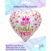Balónek Happy Birthday Princess