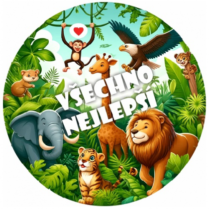 Balónek Všechno Nejlepší Safari