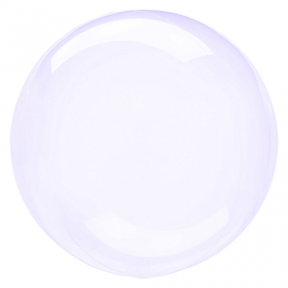 Balón priehľadný fialový fóliový