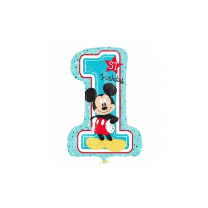 Balón Mickey Mouse číslo 1 US