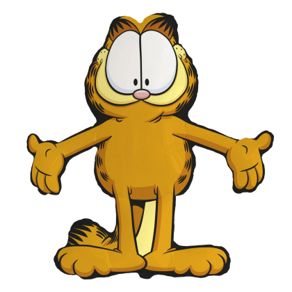 Balón Garfield 83 x 31 cm
