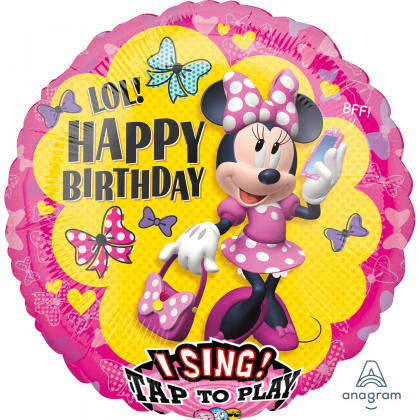 Balón spievajúci Minnie mouse