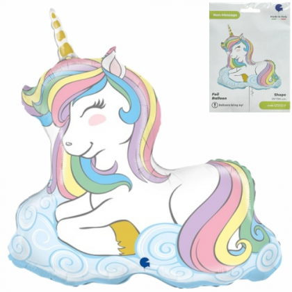 Balón Jednorožec na oblaku