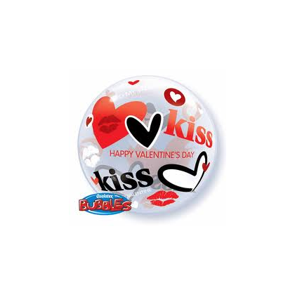 Balón Valentine´s Kisses & Hearts QB