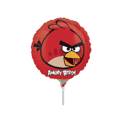Balónik Angry Birds čer. kruh US