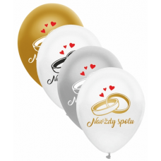 Balóny svadobné Navždy spolu zlaté