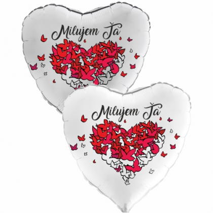 Balón Milujem Ťa