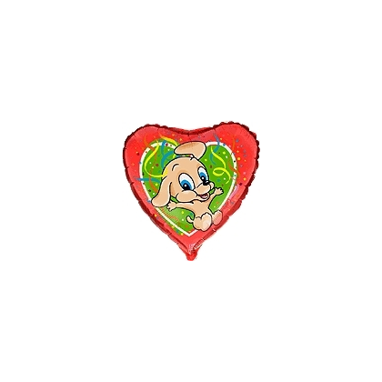 Balón Pes s konfetami