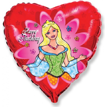 Balón Princezná happy