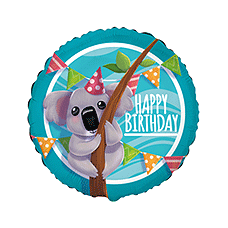 Balón Koala Happy Birthday