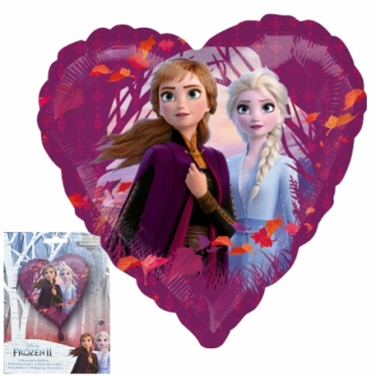 Balón Frozen Srdiečko ružové US