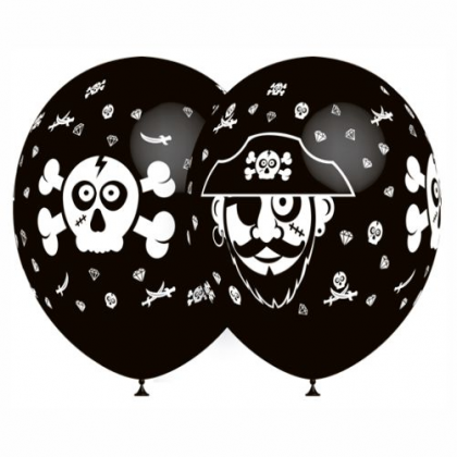 Balón Pirát čierny