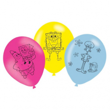 Balóny Spongebob 6 ks 