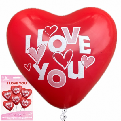 Balón Srdce - I Love You 28cm