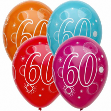 Narodeninový balón číslo 60 5ks