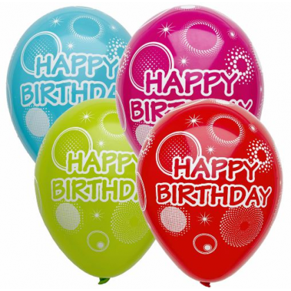 Balóny Happy Birthday