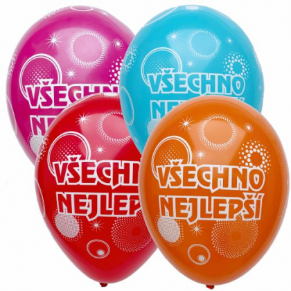 Balóny Všechno nejlepší
