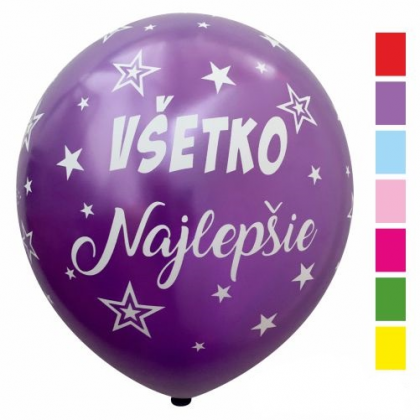 Balóny Všetko najlepšie