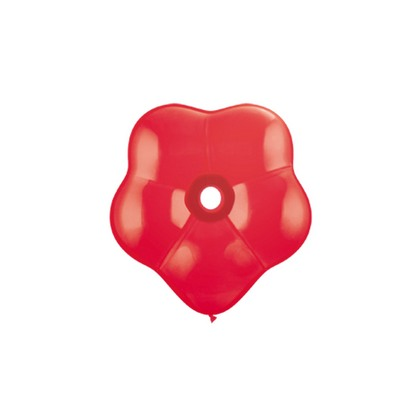 Balón červený kvetinka  BSM Red 40cm