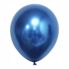Balón modrý chromový