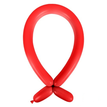 Balón modelovací Červený 015