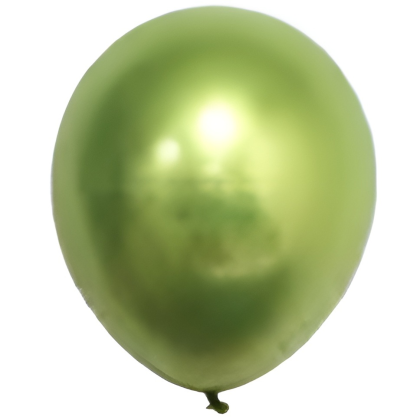 Balón zelený chromový 90 cm - 3ft