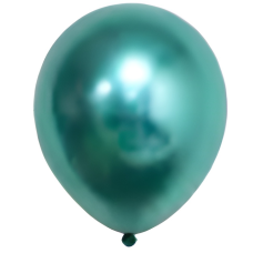 Balón zelený chromový
