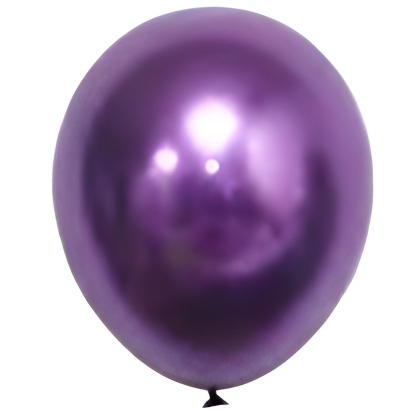 Balón fialový chromový