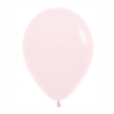 Balón bledo Ružový matný 609 R12 - 3cm