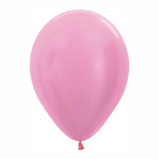 Balón metalický Ružový 409 R12 - 30cm