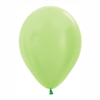 Balón metalický Zelený Limetka 431 R12 - 30cm