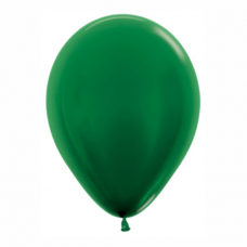 Balón metalický Tmavo Zelený 532 R12 - 30cm