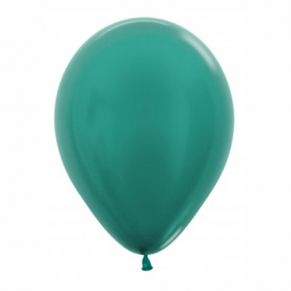 Balón metalický Tyrkys 536 R12 - 30cm
