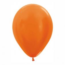 Balón metalický Oranžový 561 R12 - 30cm